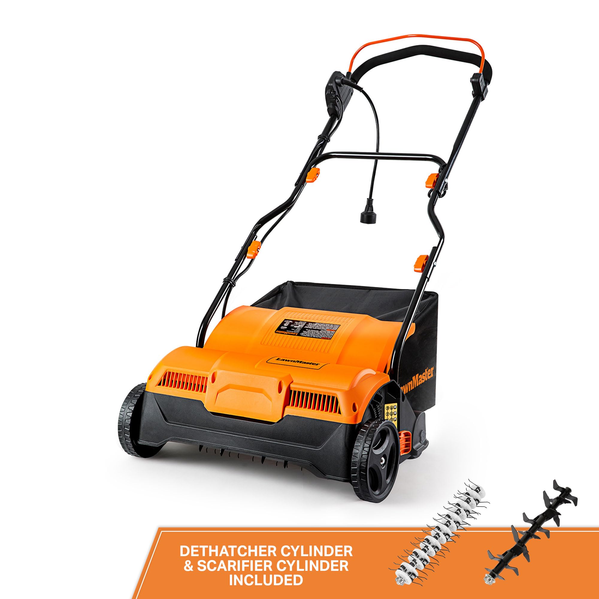 LawnMaster GVB1316 adjustable handle height for user comfort