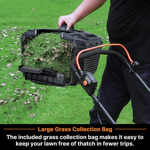 LawnMaster in-use setup on a tidy lawn showcasing versatility