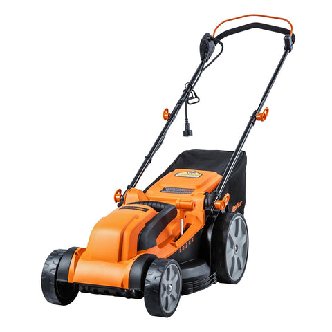 LawnMaster MEB1216K electric lawn mower with 16-inch deck for efficient yard work