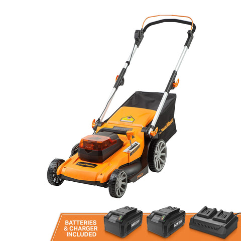 LawnMaster quiet operation for low-noise mowing