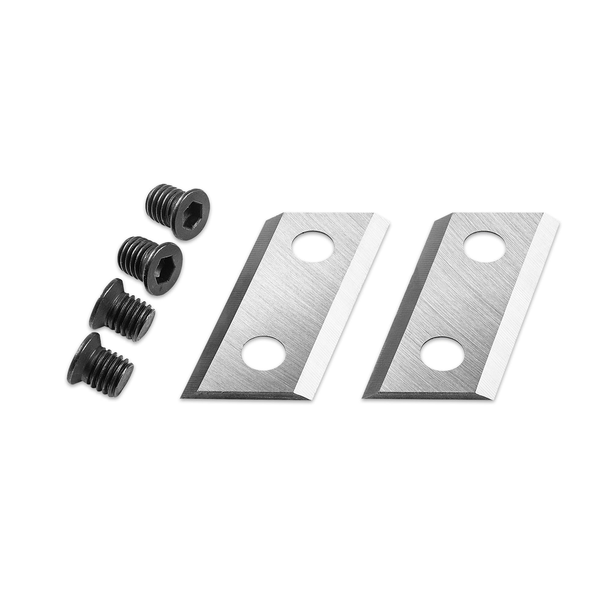 LawnMaster replacement blades two-sided stainless steel for durable, long-lasting performance.