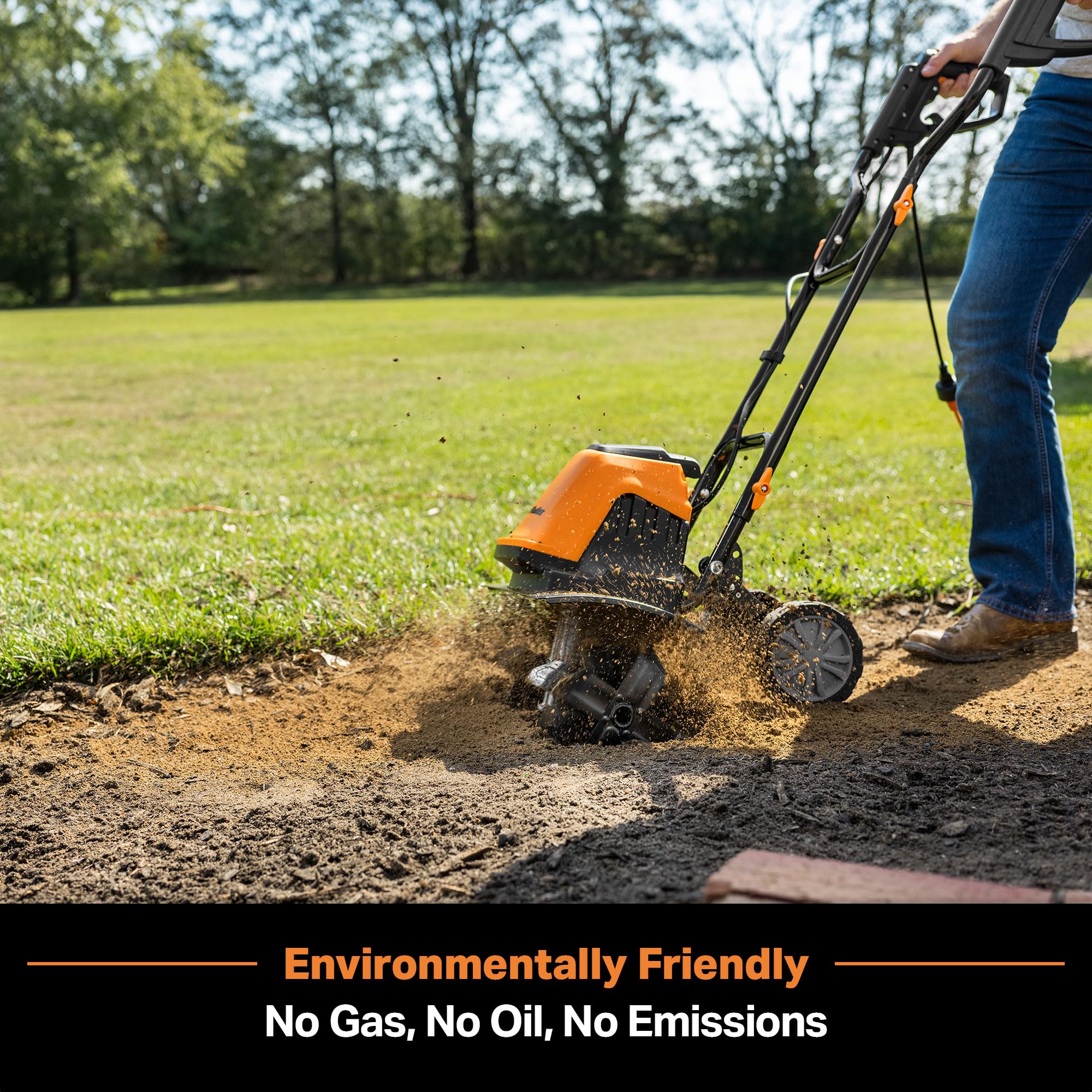LawnMaster TE1216M motor and gearbox highlight reliable two-stage torque delivery