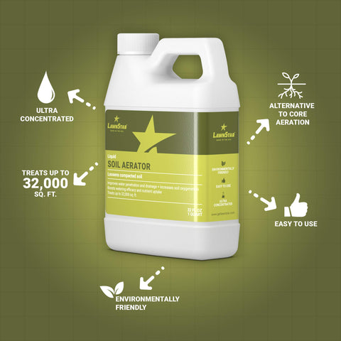 LawnStar label detail with usage directions