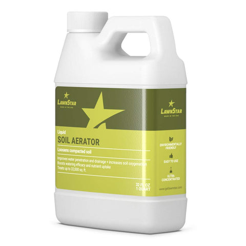 LawnStar liquid close-up highlighting color and consistency for soil loosening