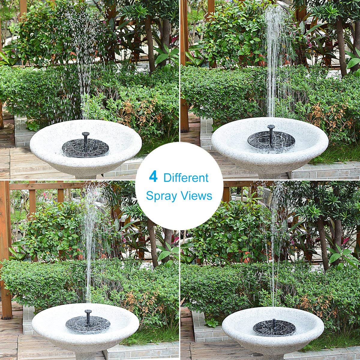 LAWOHO fountain’s brushless motor detailing long life and quiet operation