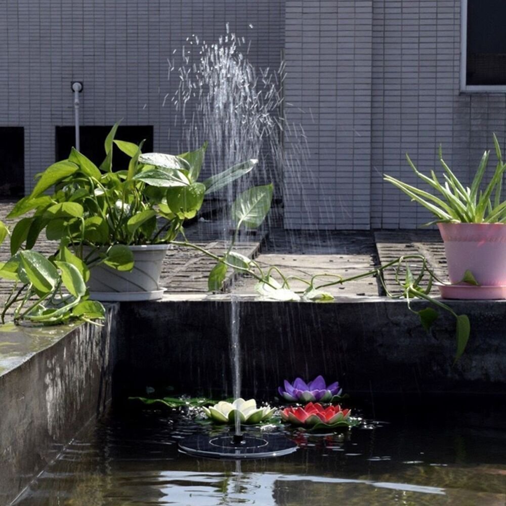 LAWOHO solar powered eco-friendly pump ready for sun exposure