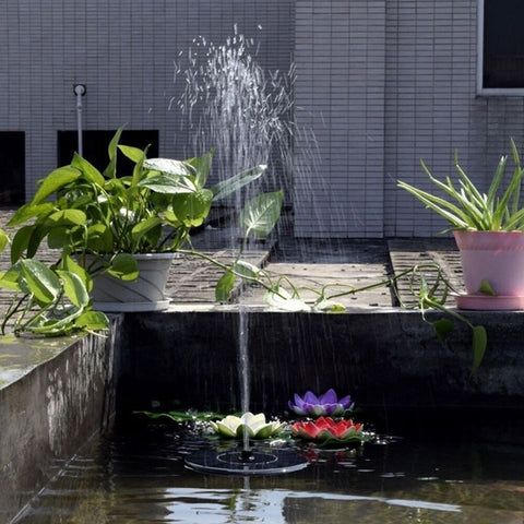 LAWOHO solar powered eco-friendly pump ready for sun exposure