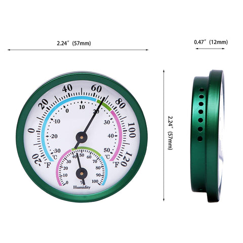LayscoPro mini gauge rear view in green for office spaces