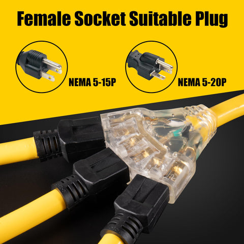LAZMUMI 30A outdoor generator cord delivering reliable 125V power