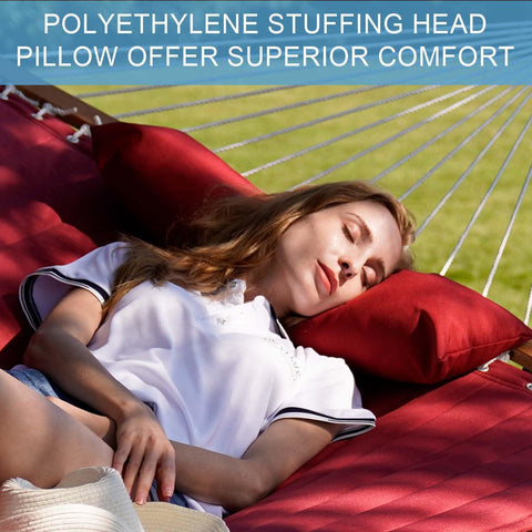 Lazy Daze Hammocks detachable pillow adds easy comfort