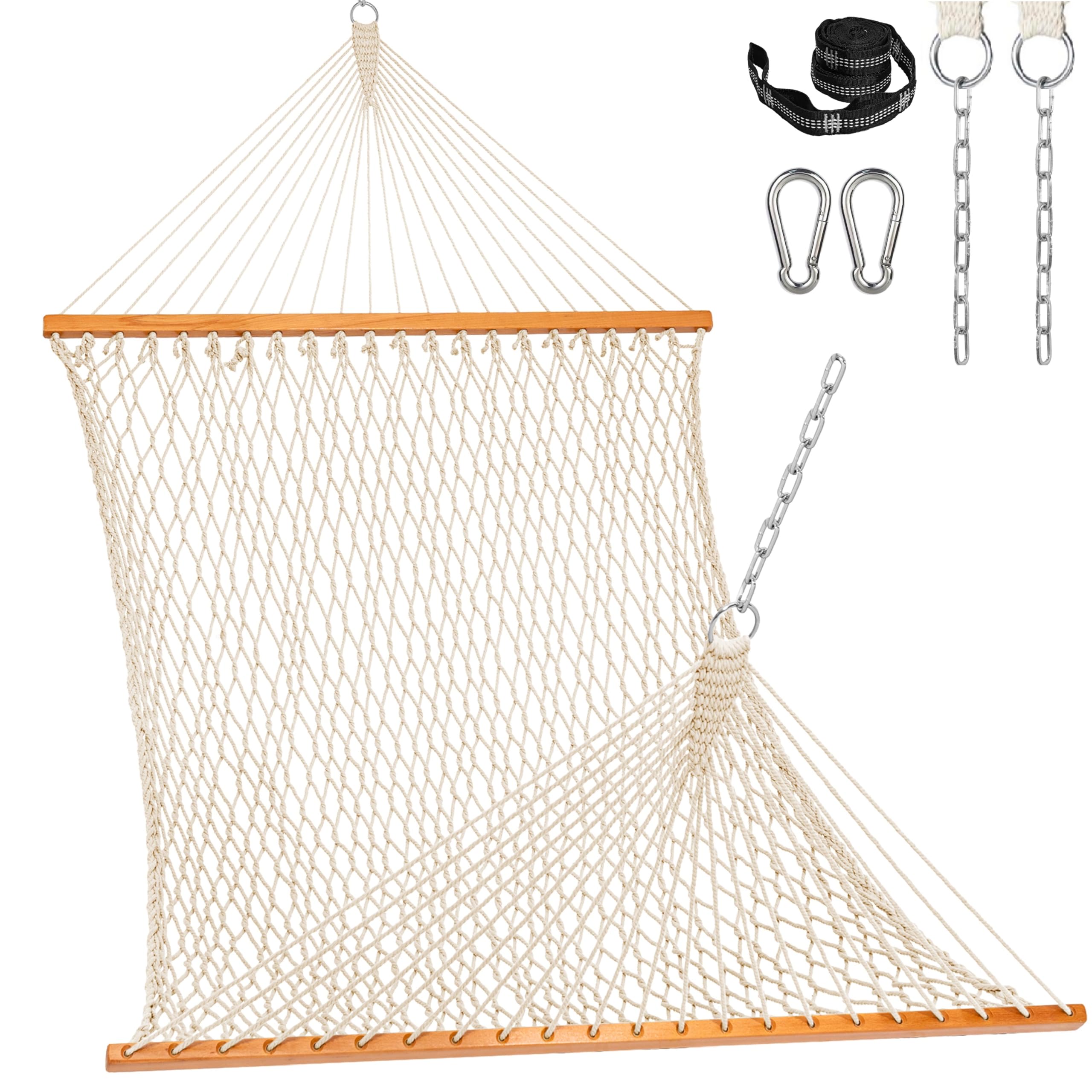 Lazy Daze Hammocks double rope hammock setup between trees for two people