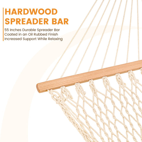 Lazy Daze Hammocks full package includes hammock, chains, straps, and carabiners