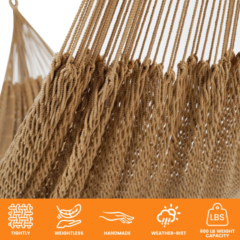 Lazy Daze portable hammock with carry bag, straps, and carabiners