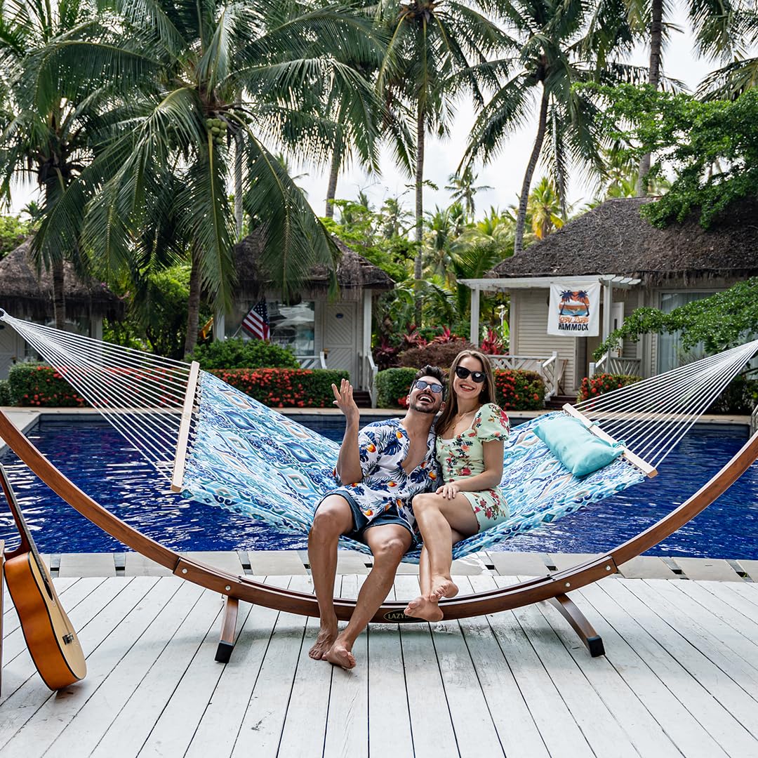 Lazy Daze Hammocks two-person use captures shared relaxation possibilities
