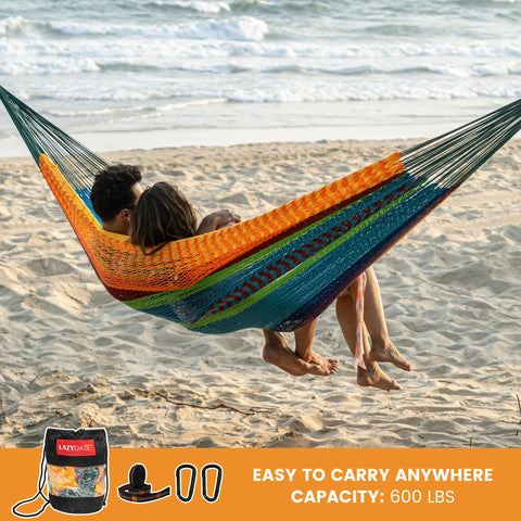 Lazy Daze portable hammock with carry bag for easy transport