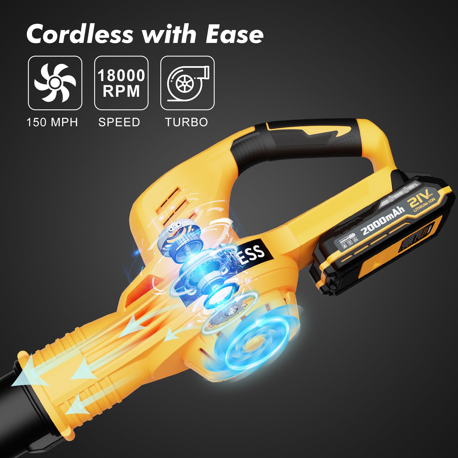 LAZYBOI fast charger powers up quickly for minimal downtime.