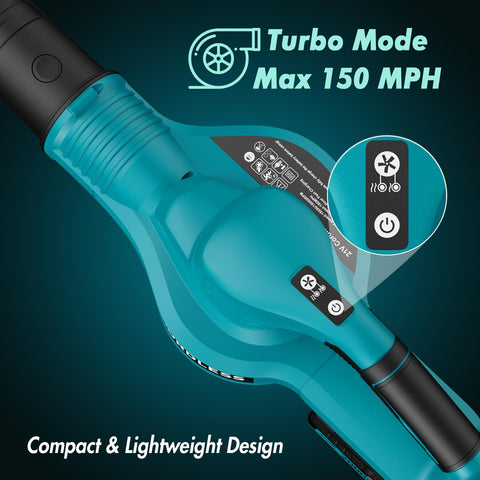 LAZYBOI turbo mode at 150MPH tackles stubborn leaves