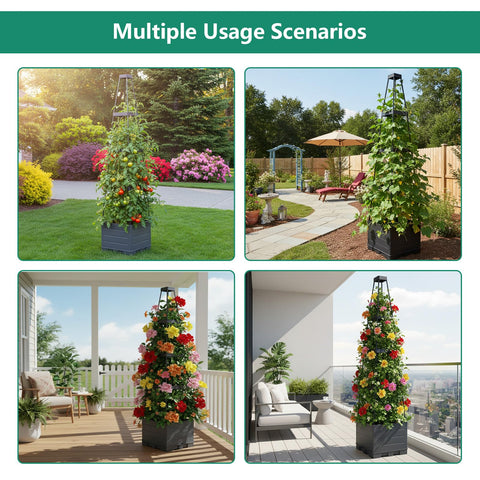 Lazzmonk vertical garden design fits compact spaces for lush growth.