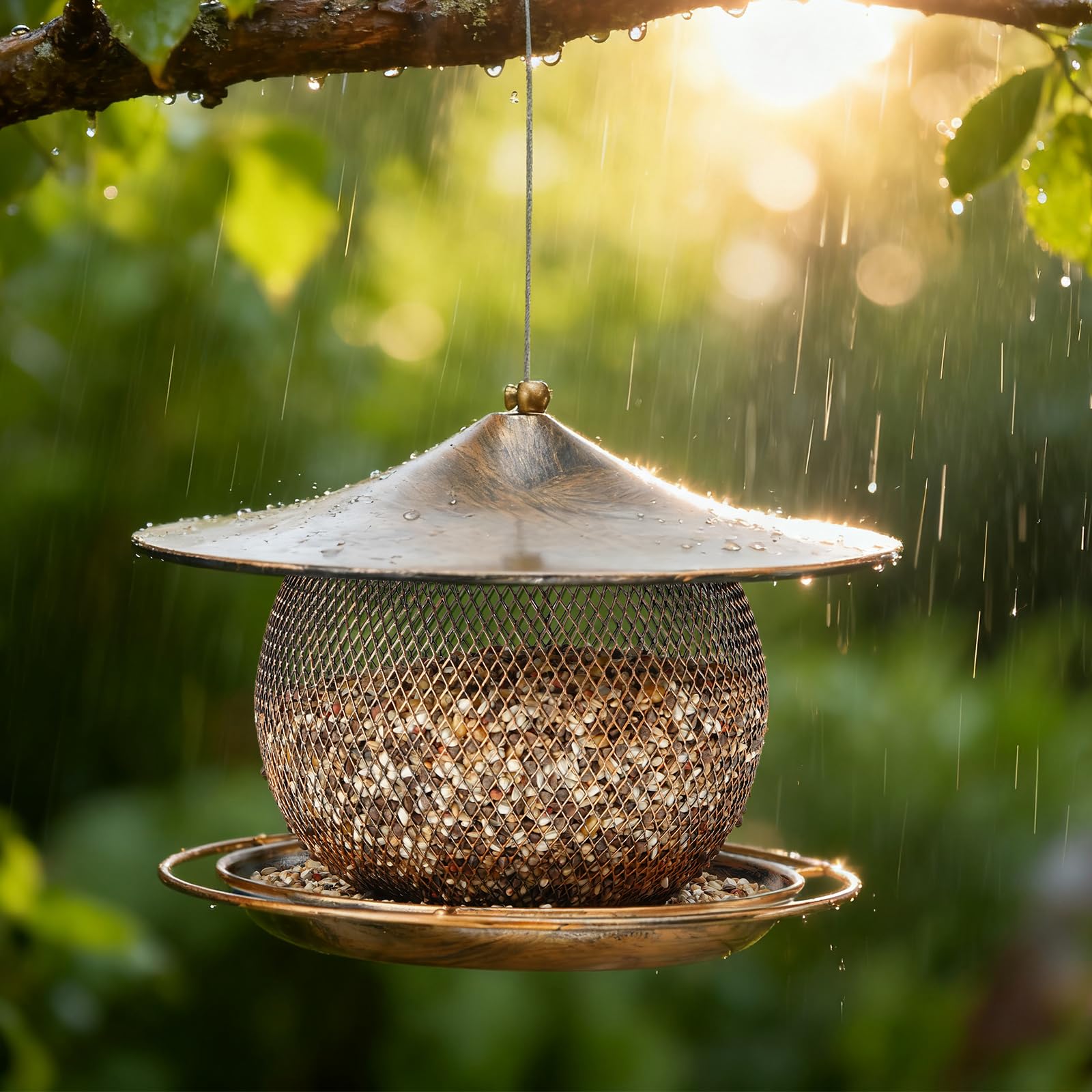 LBTING Heavy-duty metal build with rust-resistant finish withstands outdoor use