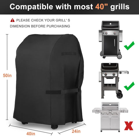 LBTING grill cover waterproof uv oxford 300d shields from moisture and sun