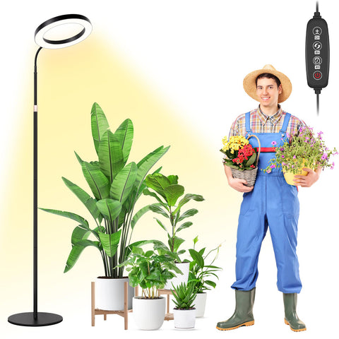 LBW 102in grow light base provides stable stand for tall indoor plants.
