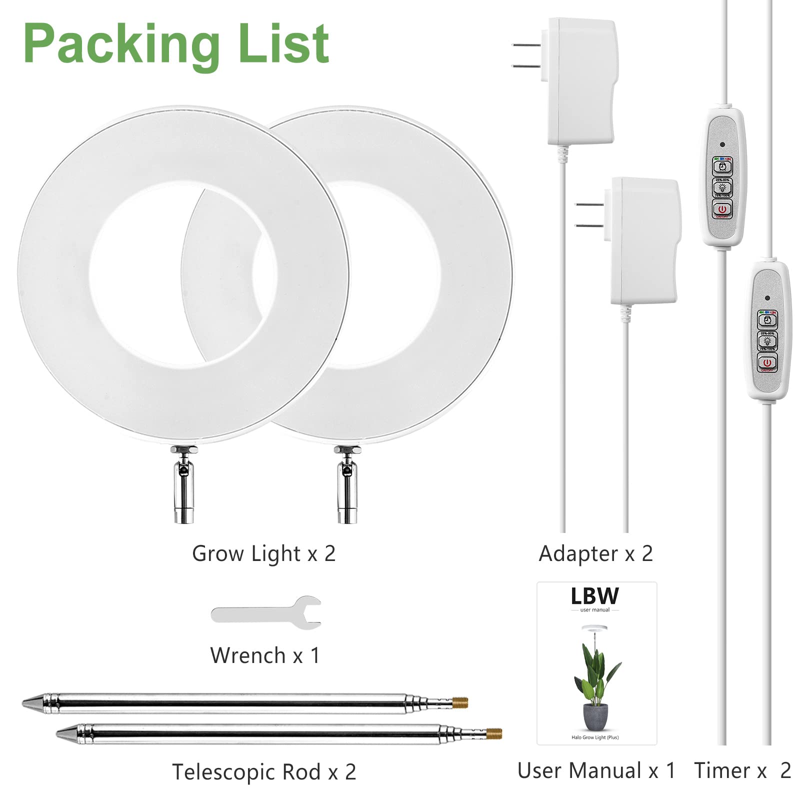 LBW 2-pack bundle covers larger plant spaces.