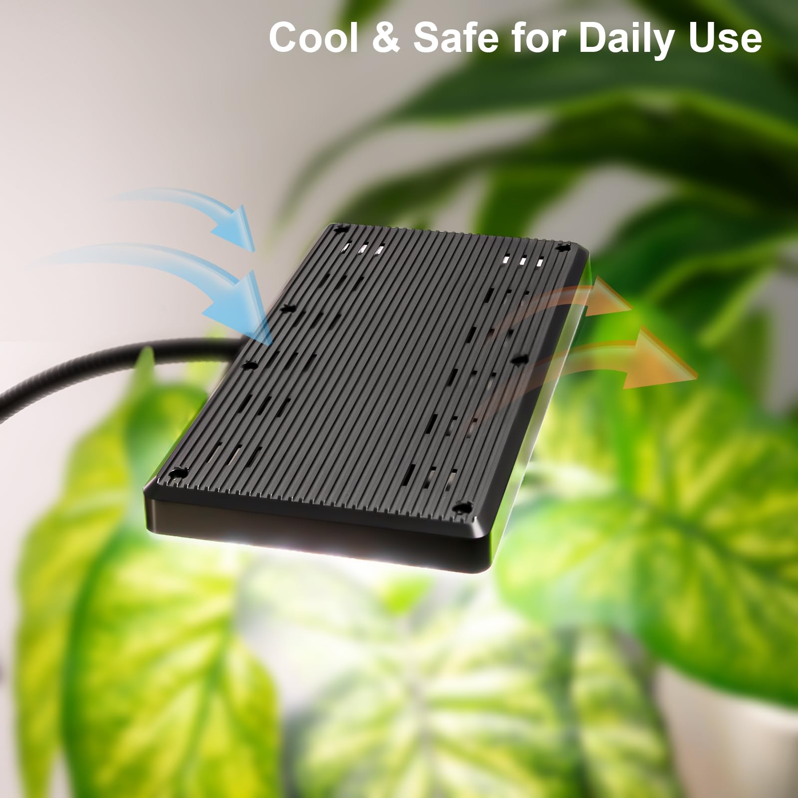 LBW Desk Grow Light compatible with smart plugs for customized schedules