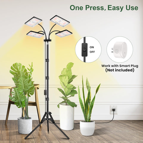 LBW Full-spectrum LED with 184 LEDs mimics sunlight for healthier indoor growth.