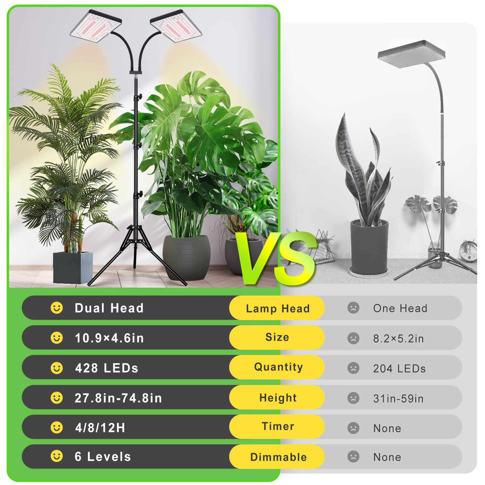LBW grow light aluminum panel and plastic shell detail
