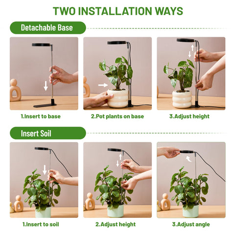 LBW grow light auto timer enables worry-free lighting schedules.