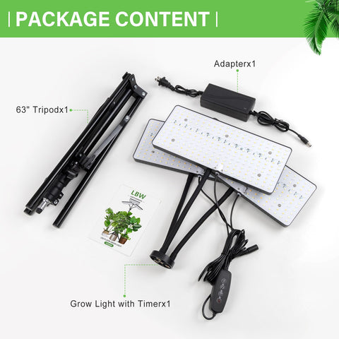 LBW grow light warranty and support note offers confident after-sales assistance