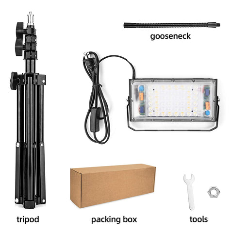 LBW grow light supporting seedling, vegetative and flowering phases indoors