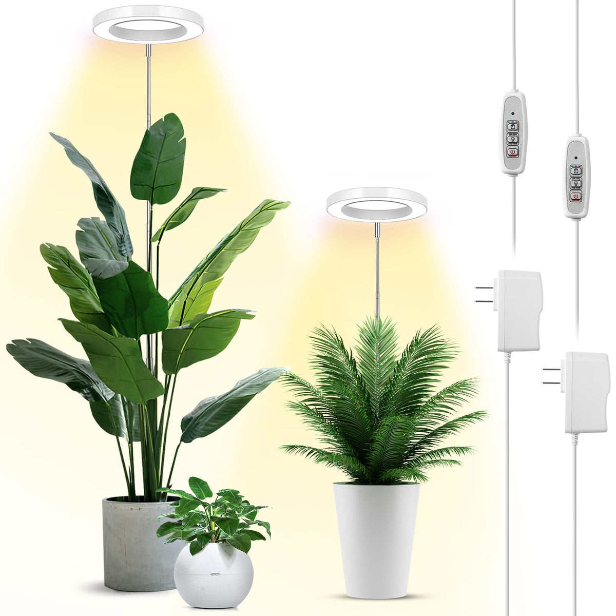 LBW Plant Grow Light with 72 LEDs delivering full-spectrum light for all growth stages.