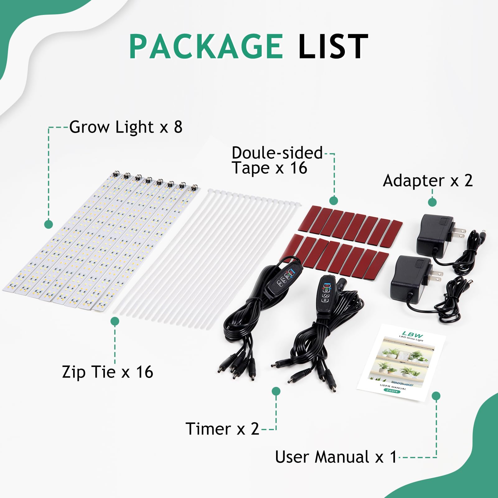 LBW Two-installation methods with zip ties or tape for quick mounting