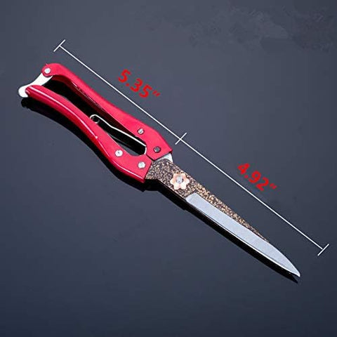 LCDCM spring-loaded action automatically opens blades after each cut.