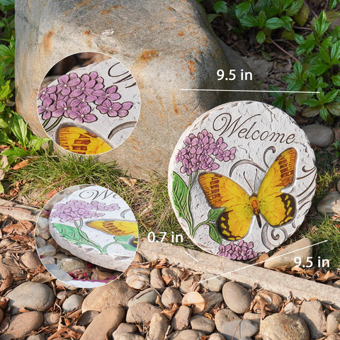 LCdecohome walkway stone guides guests along garden paths.