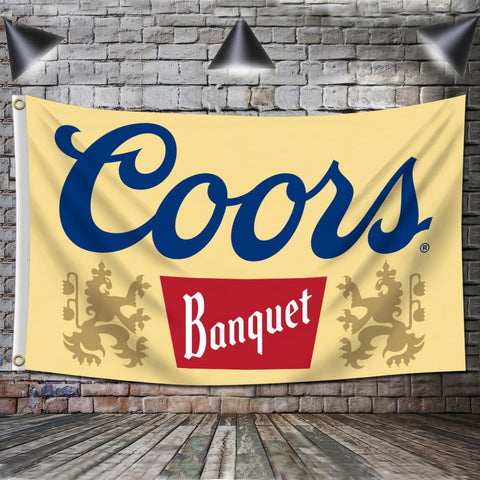 LCFHOME dorm decor flag with vivid print for brightening college spaces.