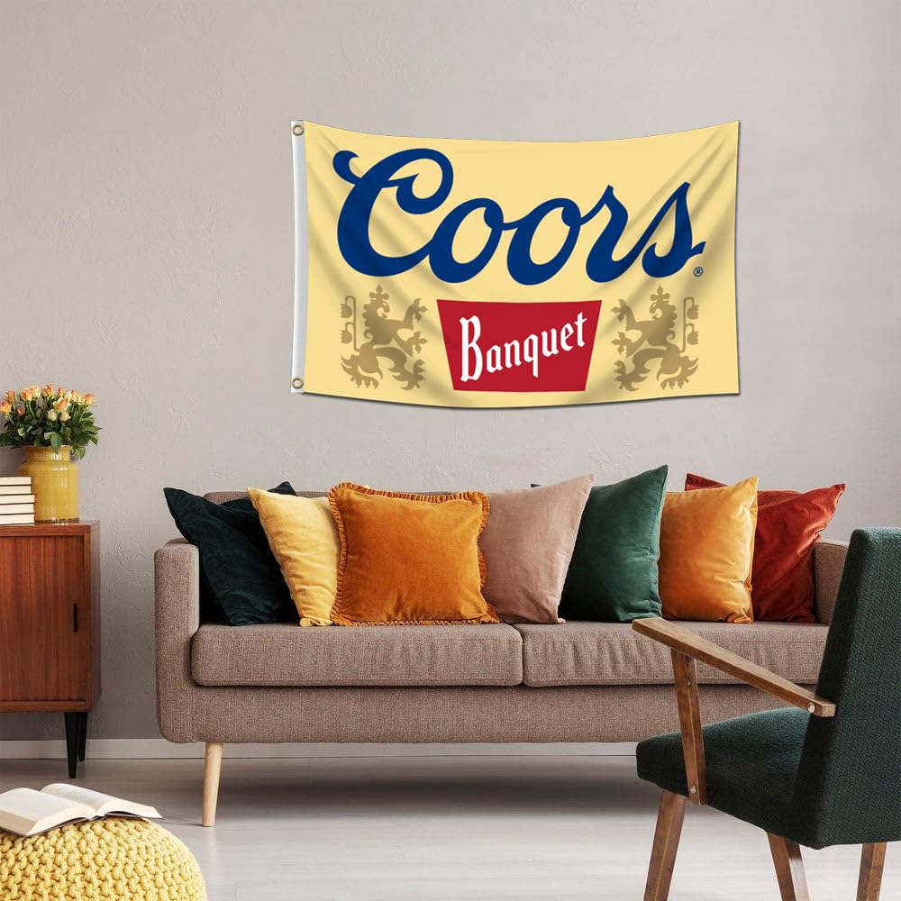 LCFHOME party decor flag with detailed print to enhance celebrations.
