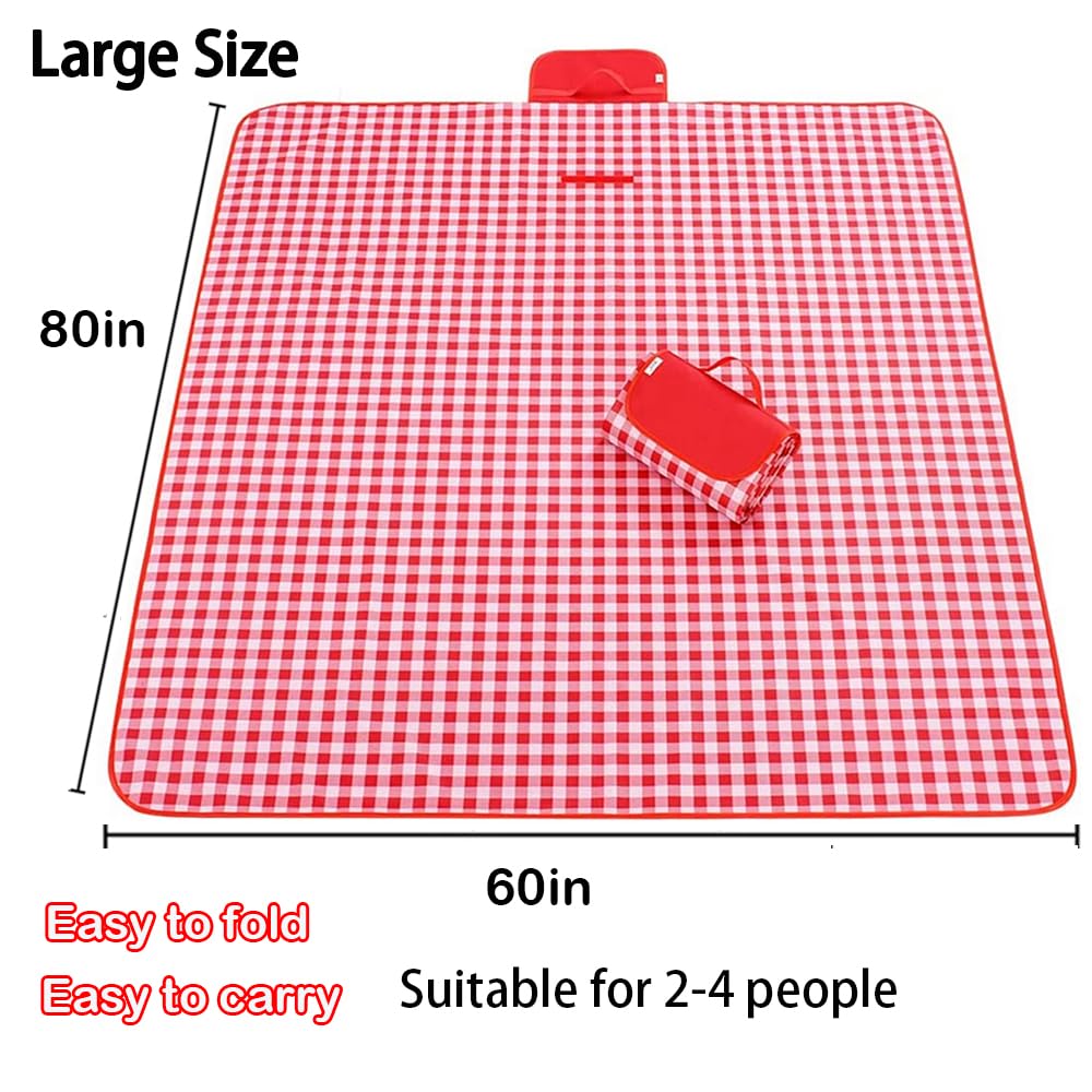 Lchkrep beach blanket with waterproof backing and sandproof surface for beach days.