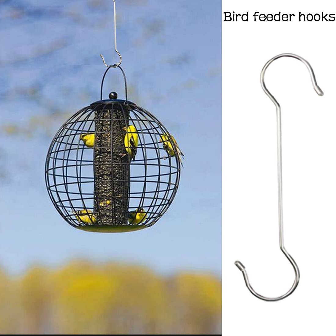 Lchkrep indoor outdoor S hooks for versatile garden and home use.