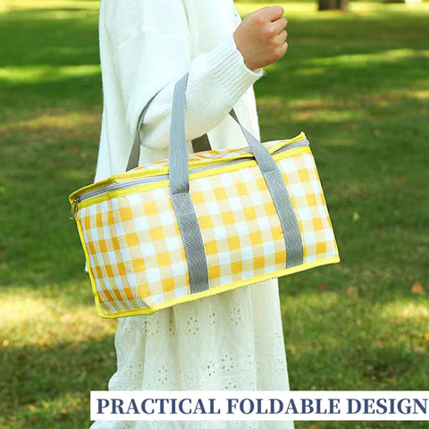 Lchkrep insulated bag yellow insulation maintains temperature for hours