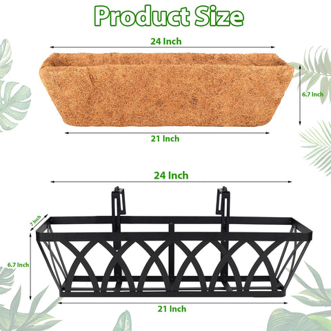 LCHUANG anti-rust coated planter preserves outdoor durability and keeps a clean appearance.