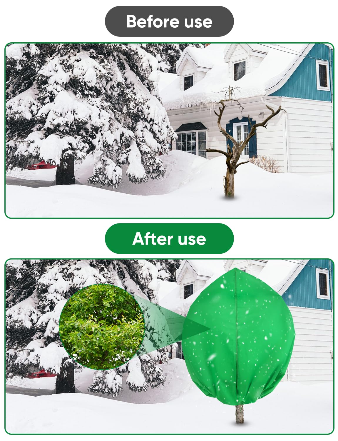 LCHUANG large size fits most trees and shrubs for seasonal protection.