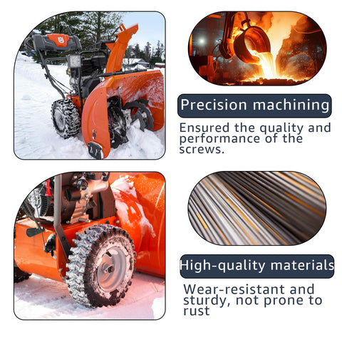 LCMLA alloy pins and nut in high-strength material for winter use.