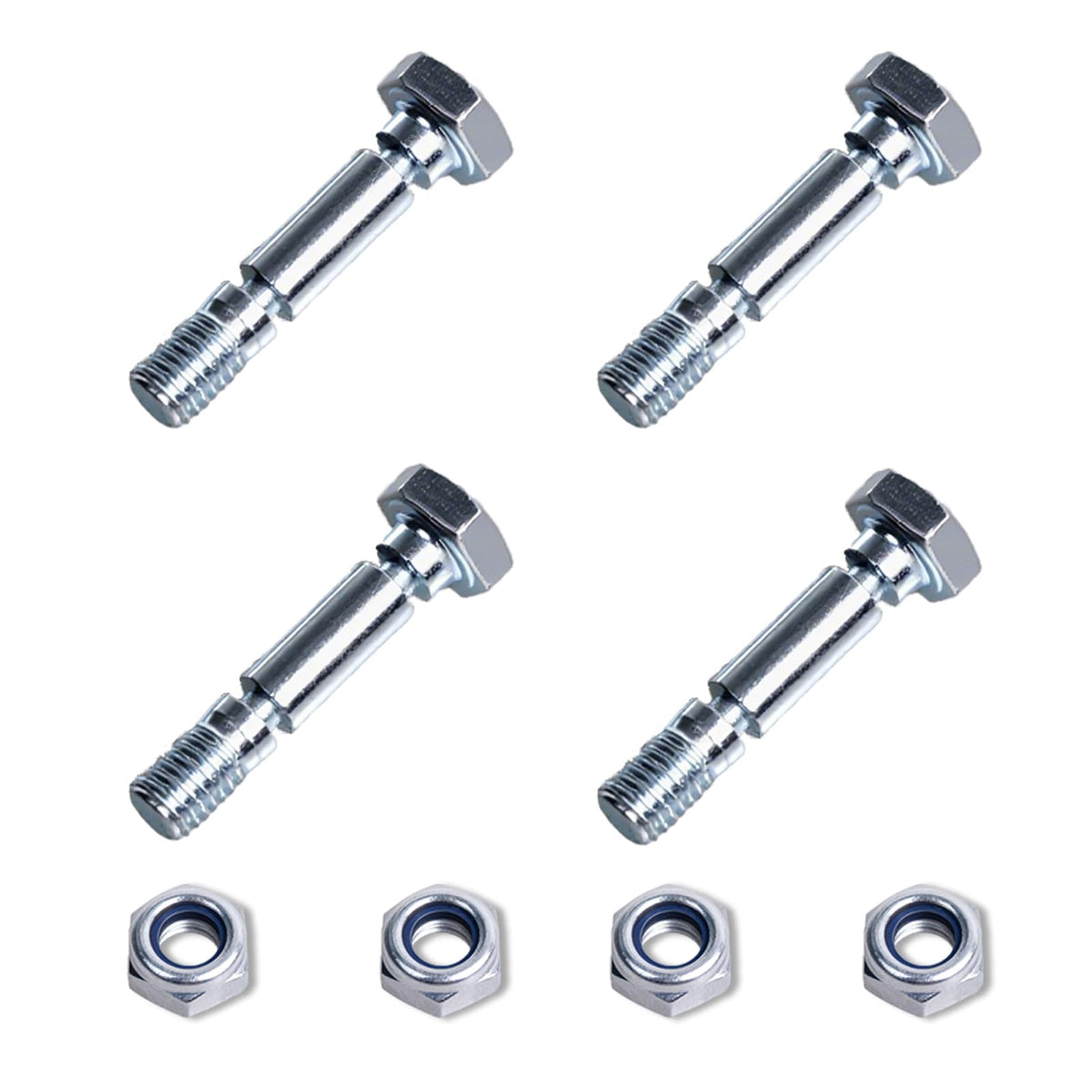 LCMLA shear pins and nut kit for snow blower replacement.