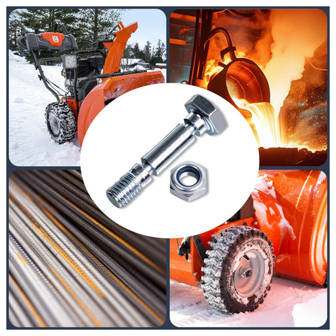 LCMLA kit in use protects gears during snow blowing tasks.