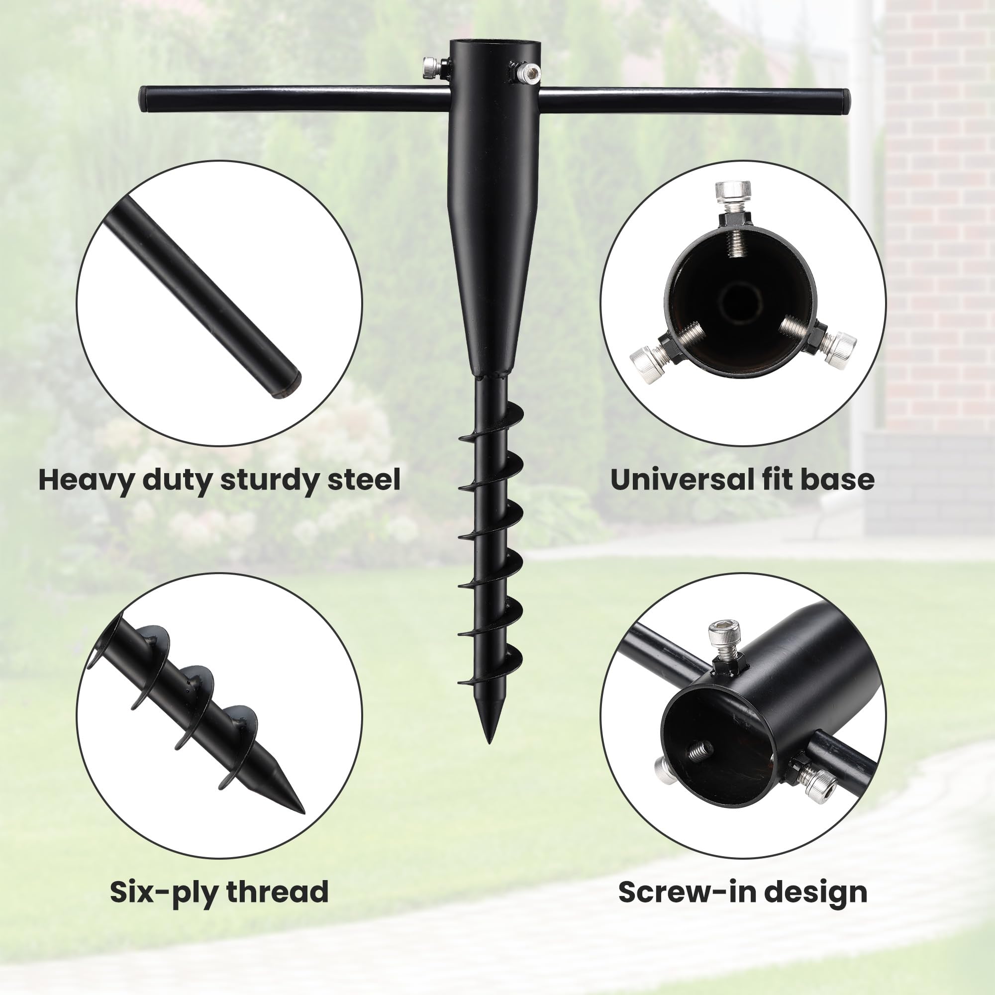 Lcokeiy lightweight portable anchor fits easily in a beach bag for trips.