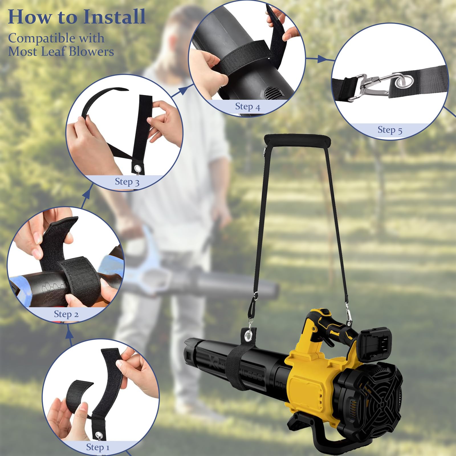 Lconvicely adjustable shoulder strap fits all body types for precise balance