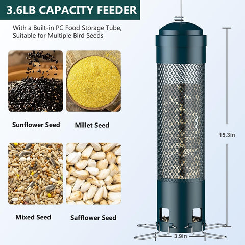 LCSEVEN Clear Seed Tube lets you monitor seed levels at a glance.