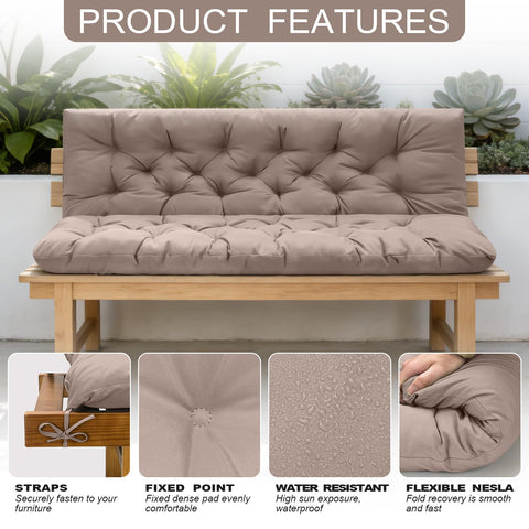 LCYY.TG khaki color fabric suits patio or garden aesthetics.